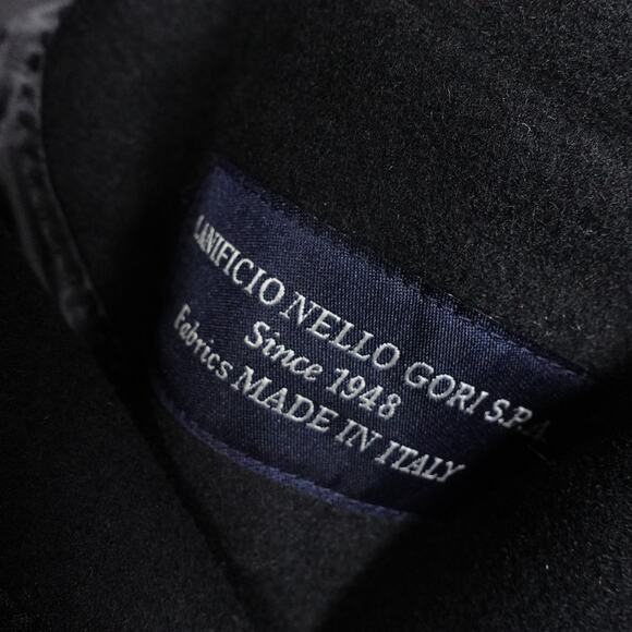 New Quince Women's Mod Italian Wool Cocoon Coat Preppy Black $170 Large 4025 - Picture 10 of 12